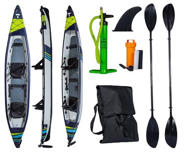 Надувний каяк TAHE 21 Kayak AIR Breeze Full HP PRO, 3 особи, 473 см