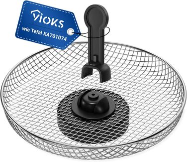 Заміна кошика для приготування їжі VIOKS для насадки для закусок Tefal Actifry XA701074 для фритюрниці Tefal Snack Collection Гаряча аерофритюрниця Аксесуари Tefal Actifry Фритюрниця з гарячим повітрям Tefal
