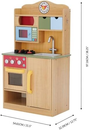 Дитяча Кухня Ігрова Кухня Дерев&39яна Дитяча Ігрова Кухня Дерев&39яна Кухня TD-11708A