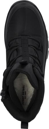 Чоловічі класичні ботильйони Josef Seibel Alaska, розмір 52, ширина G (звичайна), знімна устілка, водонепроникні, розмір 45 EU, чорні