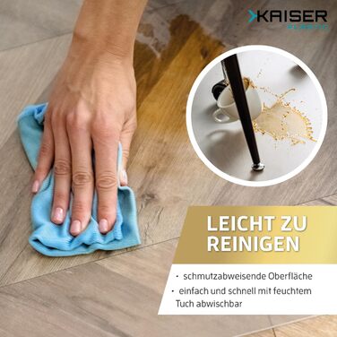 Прозорий килимок для підлоги Kaiser 90x120 см - Прозорий килимок для столу - Килимок для стільця - Нековзний килимок для стільця - Захисний килимок для офісних стільців - Пластиковий килимок для стільця 90 x 120 см