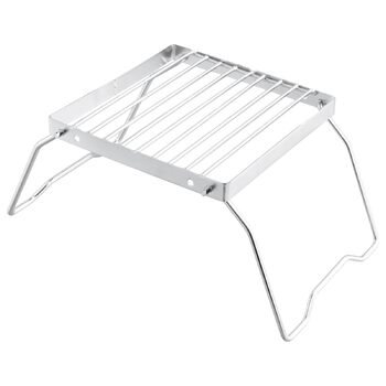 Решітка для гриля для кемпінгу, портативний гриль для багаття, решітка для гриля на відкритому повітрі, підставка для пальника, гриль для барбекю з нержавіючої сталі, складний гриль для багаття для походів, грилювання, піших прогулянок, пікніків, риболовл