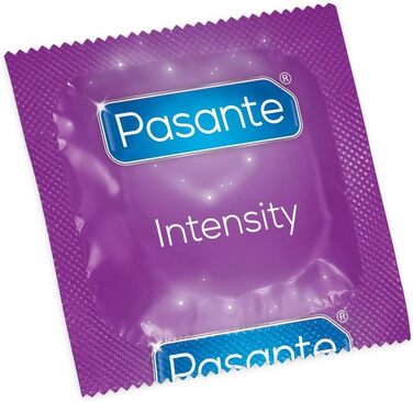 Презервативи Pasante Intensity Ribs & Dots з рельєфом, 144 шт