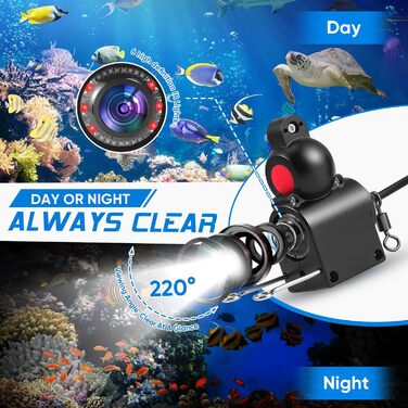 Відео-ехолот (Fish Finder) із HD-камерою та нічним баченням