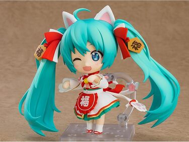 Колекційна фігурка Nendoroid Hatsune Miku Maneki Miku Ver. (Character Vocal Series 01), 10 см