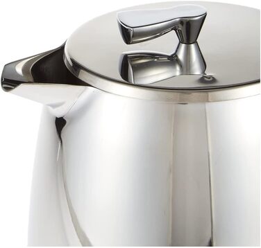 Кавоварка Bodum 1308-16 columbia (з подвійними стінками, нержавіюча сталь, можна мити в посудомийній машині, 1,0 літра (34 унції)) Глянцева нержавіюча сталь 1,0 л (34 унції) одинарна