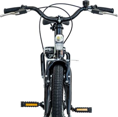 Дюймовий дитячий велосипед, велосипед для хлопчиків, 20 дюймів, гальмо-ножки, розмір рами 33, чорний/зелений, НОВИНКА-041, 20-