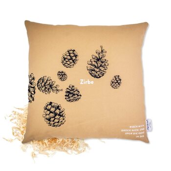 Подушка для голови AllguQuelle Natural Products з органічної швейцарської сосни зі 100 органічною стружкою швейцарської сосни (1000 г). Натуральна ароматизована подушка. Органічна подушка для голови, чиста та органічна.