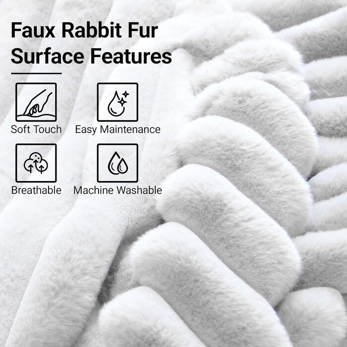 Круглий пуф-табурет, кругла пуф-мішок для ніг, диванний табурет, пуф для ніг з високоякісним штучним хутром, пуф, подушка-пуф для квасолі, сидіння для дивана та вітальні, 38x50x50 см, білий