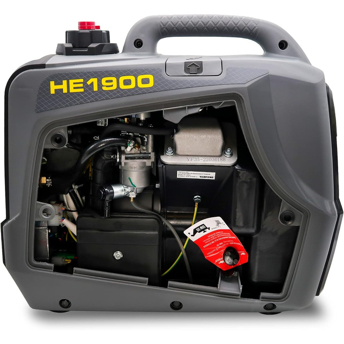 Двопаливний інверторний генератор - Портативний бензиновий/зріджений газорозподільний генератор потужністю 2300 Вт - 4-тактний аварійний генератор з системою AVR - Тихий, легкий, компактний - Можлива паралельна робота