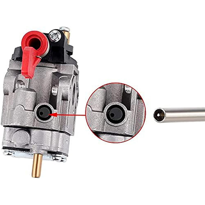 Набір інструментів для налаштування карбюратора (12 шт.) / Викрутки для тюнінгу 2-тактних двигунів (з шліцами Keil, Pac Man, D, подвійна D) для бензопил та тримерів Poulan, Husqvarna, STIHL, ECHO, металеві