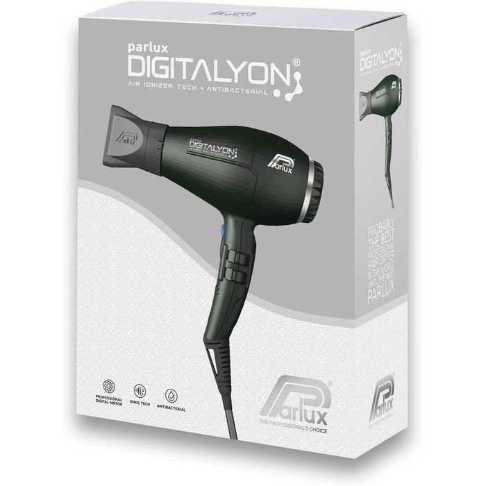 Фен Parlux Digitalyon KL341S, антрацит