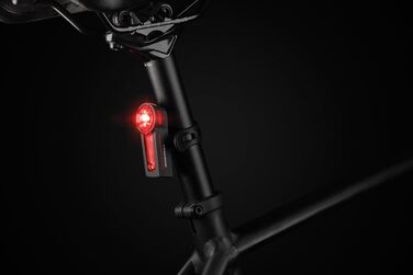 Комплект велосипедних ліхтарів TRELOCK LS 480 LIGHTHAMMER 80 LUX задній ліхтар LS740 з функцією стоп-сигналу Функція заряджання через USB Видимість 100 м Світлодіодний індикатор заряду батареї Схвалено StVZO