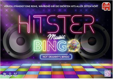 Музична настільна гра, для віку 16, 2-10 гравців, ідеально підходить для ігрових вечорів, вечірок та сімейного відпочинку, німецька (DE)