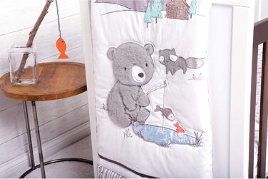 Комплект постільної білизни Trend Lab Gone Fishing для дитячого ліжечка, 3 шт.