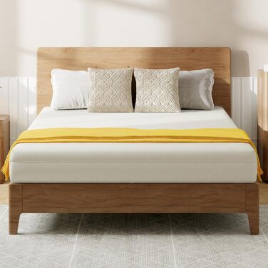 Матрац 90x200 середньої жорсткості 16 см - Ергономічний 7-зонний високоякісний матрац з холодної піни з чохлом, що прається, дихаючий матрац з піни, що згортається, сертифікований стандарт Oeko-Tex 100 16 см 90 x 200 см