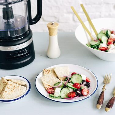 Міні-кухонний комбайн, чудово підходить для подрібнення, приготування заправок і соусів, онікс чорний чорний одинарний, 5KFC3516EOB