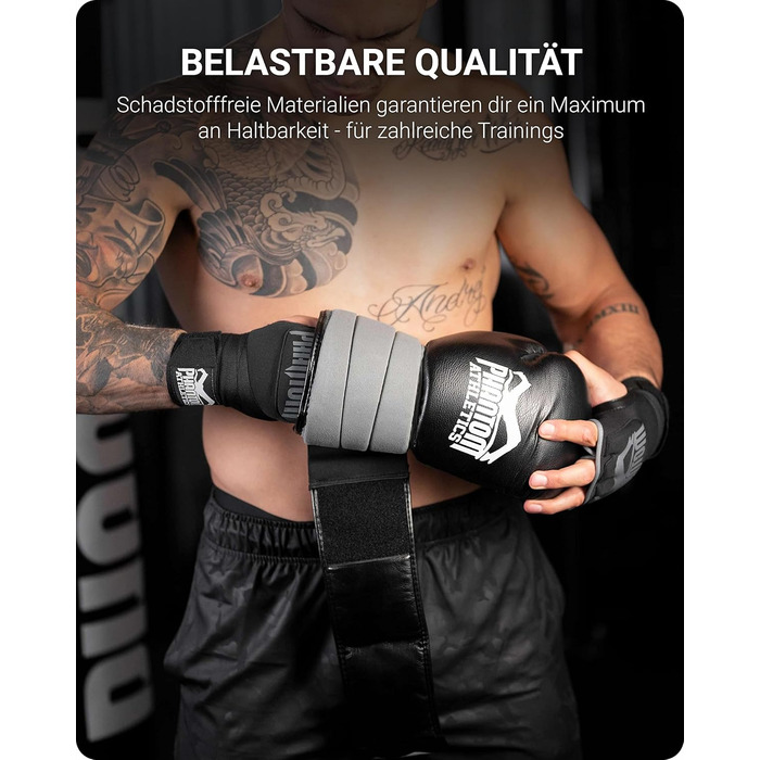 Боксерські рукавички Phantom з неопрену, гель - Боксерські, ММА, Муай-Тай, гелеві бинти, розмір S/M