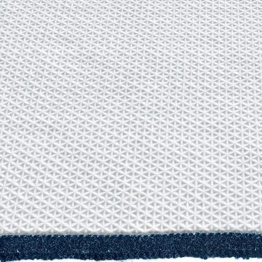 Килимок для туалету Erwin Mller без вирізу, синій, розмір 50x50 см - нековзний, м&39який та пухнастий, підходить для теплої підлоги. Синій 50 x 50 см (прямокутний)