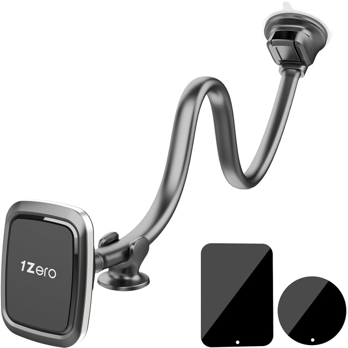 Магнітний тримач для мобільних телефонів для легкових та вантажних автомобілів з подовжувачем гусяча шия довжиною 33 см, універсал