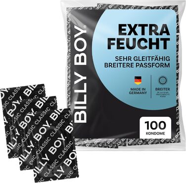 Презервативи BILLY BOY Extra Feucht, 100 шт