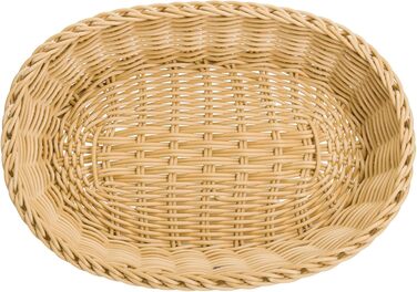 Багатофункціональний кошик Westmark, підходить для готелів та ресторанів, овальний, приблизно 32 x 23 x 7 см, синтетичне волокно, Saleen Edition, світло-бежевий, 02010730101 Бежевий 29,6 x 20 x 1 см