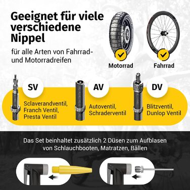 Велосипедний насос Optio Cycle, підлоговий, 61 см, 11 бар / 160 PSI, сталь/пластик, чорний