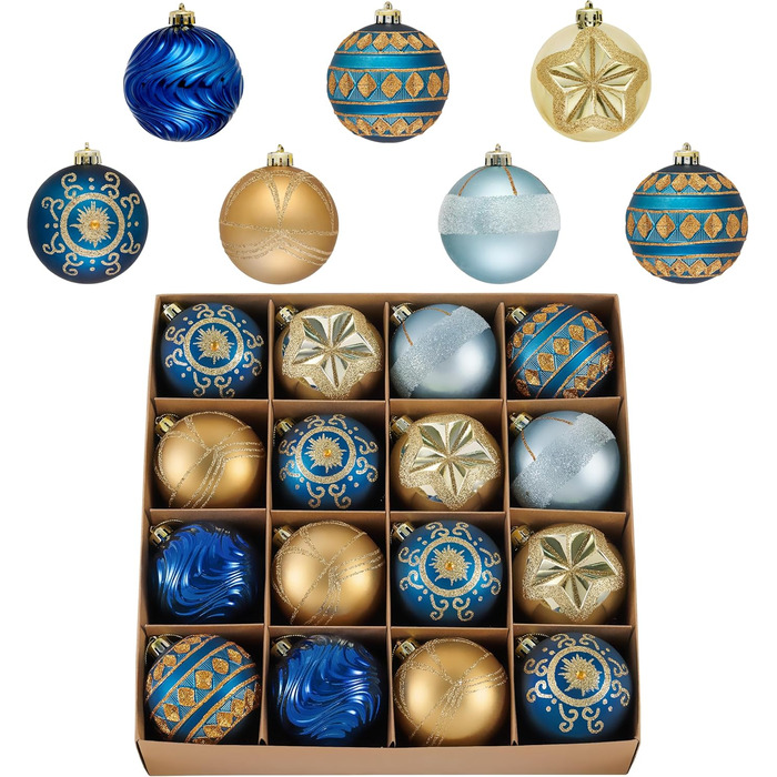 Ялинкові прикраси набір з 16 шт Valery Madelyn