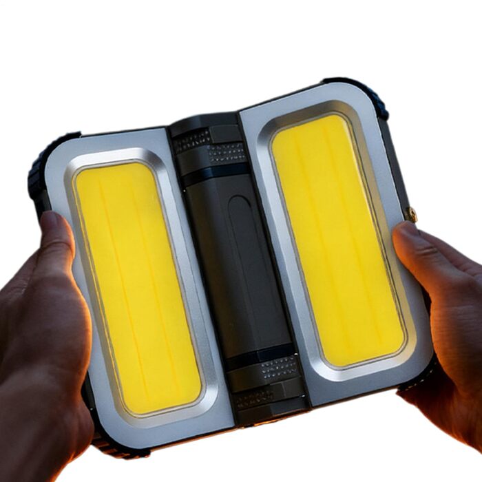 Світлодіодні ліхтарі для кемпінгу, 2 шт., портативні ліхтарі для експедицій у дикій природі, освітлювальні прикраси з магнітними основами, туристичне спорядження, акумуляторні ліхтарі для наметів, трекінгу та риболовлі