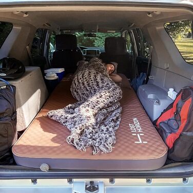 Матрац для кемпінгу Lost Horizon Air & Foam, самонадувний, товщиною 11 см, одномісний, з насосним мішком. Килимок для двоспального спального місця.