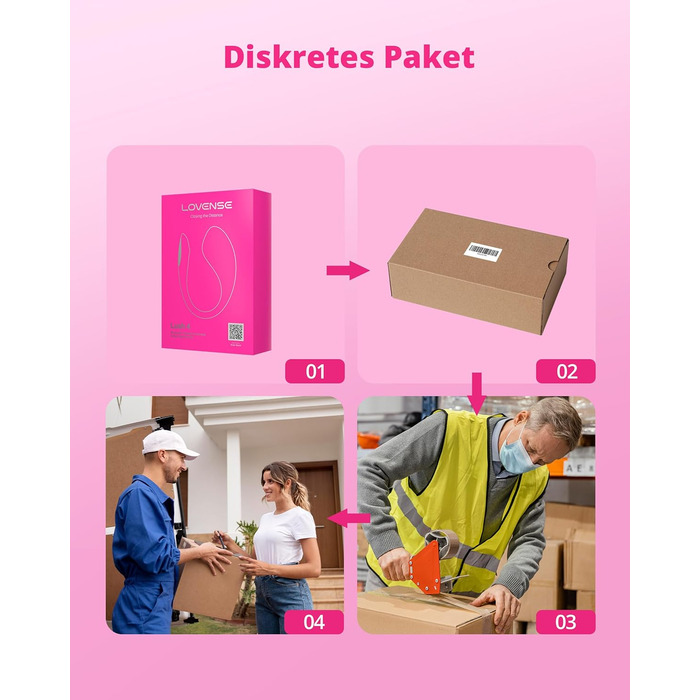 Вібратор для точки G LOVENSE Lush 4.0, з LED-світловим хвостиком та дистанційним керуванням