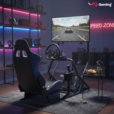 Симулятор кокпіта гоночного крісла повністю регульоване гоночне сидіння