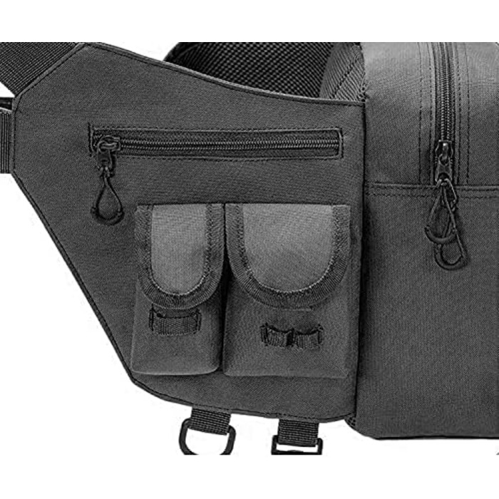 СУМКА ДЛЯ РИБАЛКИ ЧОРНА ВОДОСТІЙКА Рюкзак для риболовлі Сумка Сумка для риболовних приналежностей для рибалок для спінінгової риболовлі