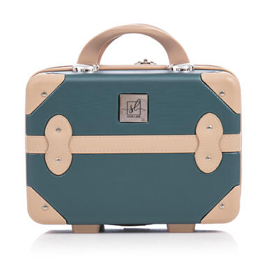 Бьюті-кейс Semi Line 10L Green-Navy (T5838-1)