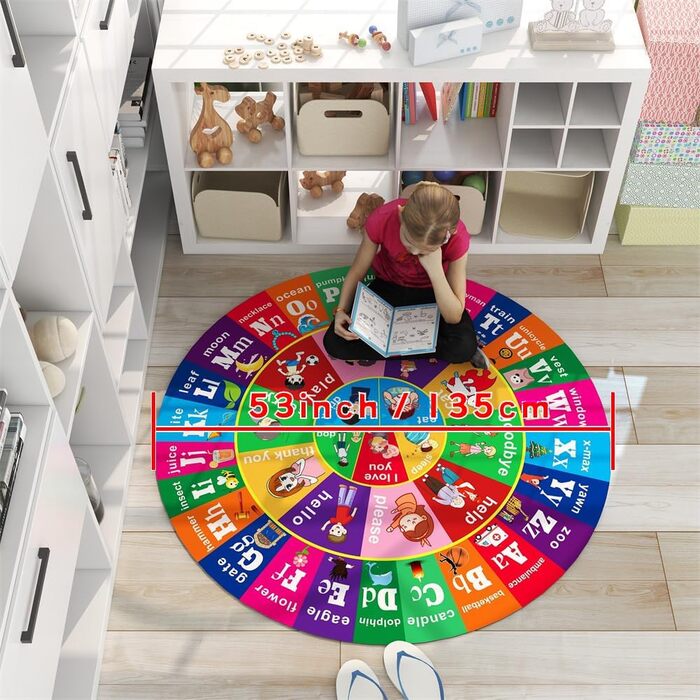 Дитячий килимок для малюків, дошкільнят, дитячого садка, початкової школи, амортизуючий, важкий гумовий килимок для підлоги, кольо