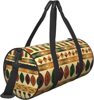 Стильна дорожня сумка в богемному стилі з традиційним африканським орнаментом, спортивна сумка для чоловіків та жінок, сумка-мішок, спортивна торба