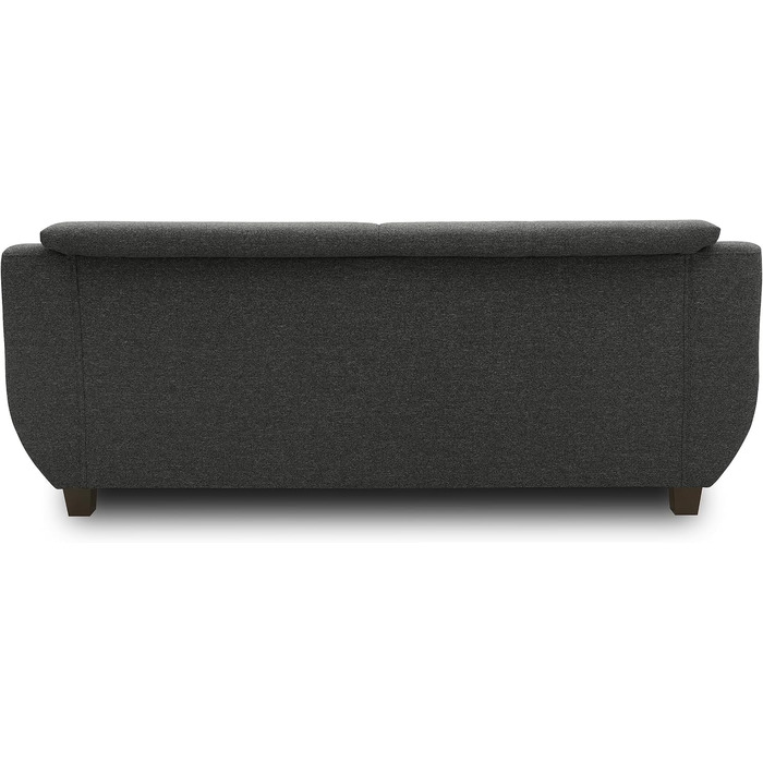 Колекція Панама, 3-місний диван, 3-місний диван, комплект, 3-2-1, антрацит, 207 см, 3-місний антрацит