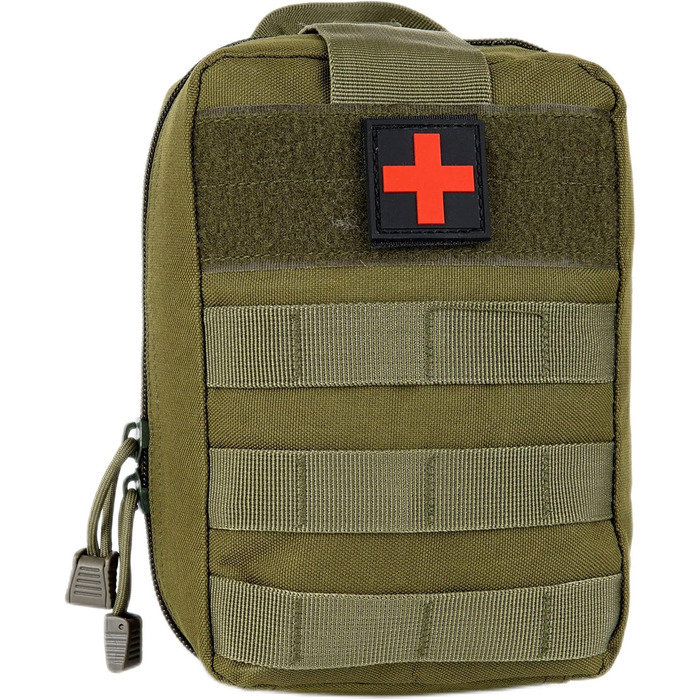 Аптечка сумка тактична аварійна сумка медична сумка аптечка аптечка на відкритому повітрі кемпінг портативна армійська зелена
