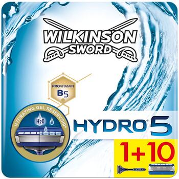 Стартовий набір чоловічої бритви Wilkinson Sword Hydro 5 з 10 лезами бритви (готовий до поштової скриньки) синій (1 упаковка)