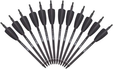 Карбонові болти SP350 для арбалета Cobra System R9 — 7,5″ (218 мм), 100 гран, 12 шт., чорні