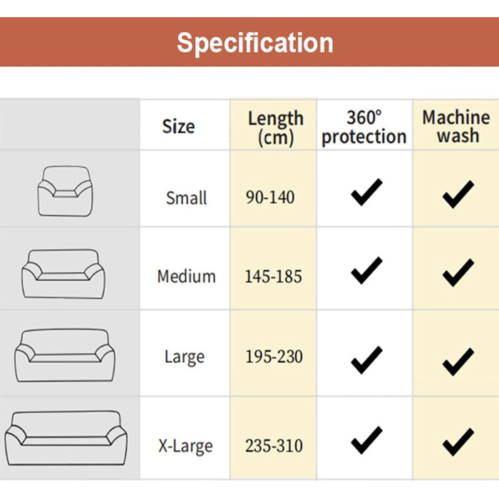 Чохли для 1/2/3/4-місних диванів, чохол для дивана з високоеластичного флісу, захисний чохол для дивана (лише чохол для дивана) (Колір Стиль 19, Розмір Подвійний)