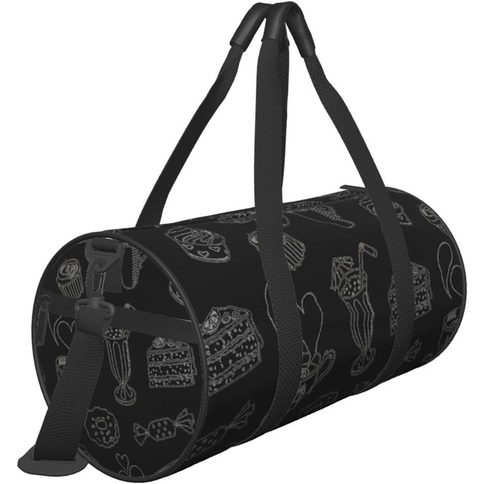 Блискучий та вишуканий візерунок, кругла форма, велика місткість, дорожня сумка, легка та міцна, ідеальний подарунок для походів, відпустки, ділових поїздок та іншого, для чаювання, універсальний розмір