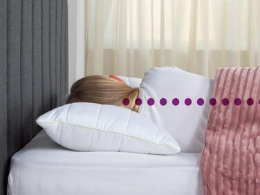 Дитяча подушка Vitapur 40x60 з піни з пам'яттю - Ергономічна дитяча подушка для спокійного сну - Гіпоалергенна подушка для алергік