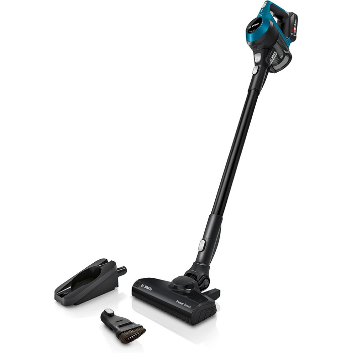 Акумуляторний пилосос Bosch Unlimited Series 6 BKS6111P, акумуляторний вертикальний пилосос, без мішка, легкий, гігієнічний фільтр