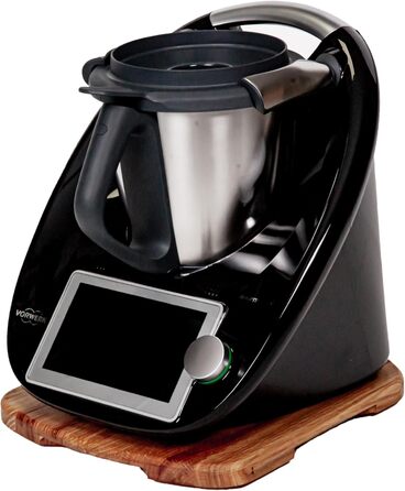 Розсувна дошка MB Manufaktura Barel для Thermomix TM6 TM5 Дошка для Thermomix виготовлена з деревини дуба без зусиль переміщення без пошкодження ваг - стійка підставка за рахунок гасіння вібрації Преміум - Дуб