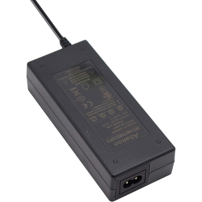 Зарядний пристрій Abakoo 42V 2A для велосипедів 36V, змінний зарядний пристрій для електровелосипедів Xiaomi 2 Wheels із самобалансуванням, розумний зарядний пристрій для літієвих акумуляторів для самокатів M365 Pedelec - RCA 8MM