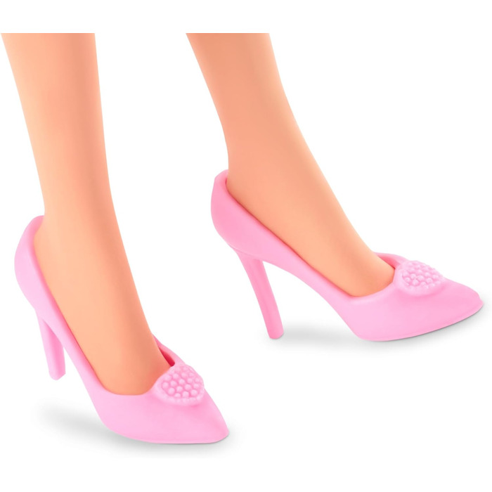 Лялька Барбі, лялька Барбі з фільму, у біло-рожевій сукні та намисті з ромашками, Барбі Марго Роббі, предмет колекціонування, ігра