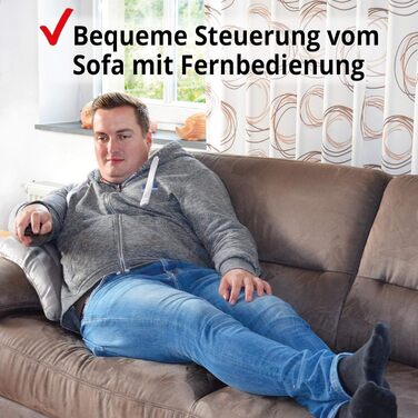 Електричний обігрівач Hecht (нова версія) - Обігрівач для швидкого та затишного тепла - Енергозберігаючий - З 3 рівнями потужності