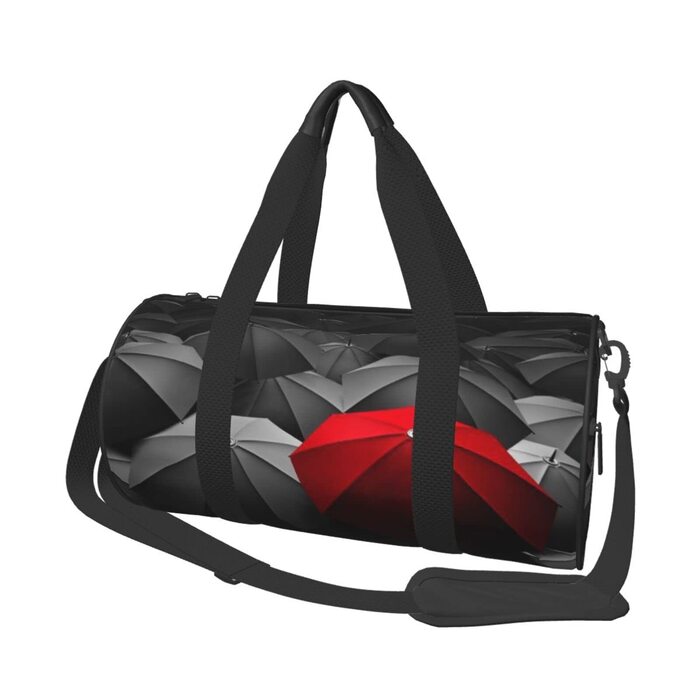 Дорожня сумка Смуток, штормовий день, парасольки - спортивна сумка для чоловіків та жінок, сумка для подорожей та спорту