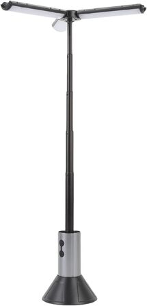 Телескопічний кемпінговий ліхтар Zerodis, портативний робочий ліхтар, що перезаряджається, із зарядкою типу C та 5 режимами освітлення, для кемпінгу на відкритому повітрі, походів, риболовлі, надзвичайних ситуацій